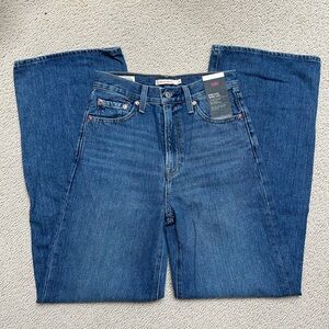 Levi’s Ribcage Wide Leg Denim 25x32 NWT